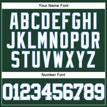 Загрузить изображение в средство просмотра галереи, Custom Green White-Light Blue Authentic Baseball Jersey