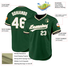 Charger l'image dans la galerie, Custom Green White-Cream Authentic Throwback Baseball Jersey