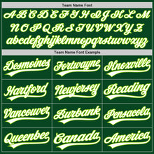 Charger l'image dans la galerie, Custom Green White-Neon Green Authentic Throwback Baseball Jersey