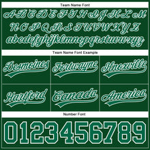 Charger l'image dans la galerie, Custom Hunter Green Kelly Green-White Authentic Throwback Basketball Shorts