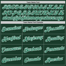 Загрузить изображение в средство просмотра галереи, Custom Hunter Green Kelly Green-White Authentic Throwback Basketball Jersey