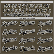 Загрузить изображение в средство просмотра галереи, Custom Olive Black-White Bomber Full-Snap Varsity Letterman Salute To Service Jacket