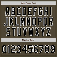 Загрузить изображение в средство просмотра галереи, Custom Olive Black-White Bomber Full-Snap Varsity Letterman Salute To Service Jacket