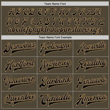 Laden Sie das Bild in den Galerie-Viewer, Custom Olive Black-Old Gold Bomber Full-Snap Varsity Letterman Salute To Service Jacket