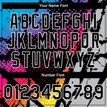 Laden Sie das Bild in den Galerie-Viewer, Custom Figure Black-Gray 3D Bomber Full-Snap Varsity Letterman Jacket