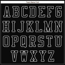 Load image into Gallery viewer, Custom Black Black-White Bomber Full-Snap Varsity Letterman Jacket