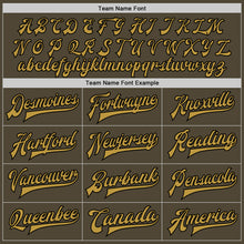 Laden Sie das Bild in den Galerie-Viewer, Custom Olive Old Gold-Black Bomber Full-Snap Varsity Letterman Salute To Service Jacket