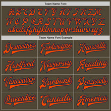 Laden Sie das Bild in den Galerie-Viewer, Custom Olive Orange-Navy Bomber Full-Snap Varsity Letterman Salute To Service Jacket