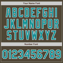 Laden Sie das Bild in den Galerie-Viewer, Custom Olive Teal-White Bomber Full-Snap Varsity Letterman Salute To Service Jacket