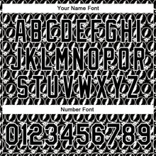 Load image into Gallery viewer, Custom Black White Lightning Skull Fashion 3D Bomber Full-Snap Varsity Letterman Jacket