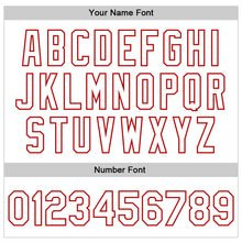 Load image into Gallery viewer, Custom White Red-Black Spartan Logo With USA Flag 3D Pattern Design Bomber Full-Snap Varsity Letterman Two Tone Jacket