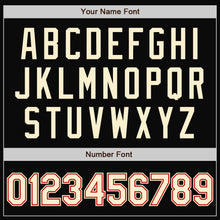 Charger l'image dans la galerie, Custom Black Cream-Red Bomber Full-Snap Varsity Letterman Two Tone Jacket