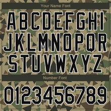 Загрузить изображение в средство просмотра галереи, Custom Camo Black-White Geometric Camouflage 3D Bomber Full-Snap Varsity Letterman Salute To Service Jacket