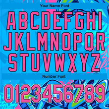 Load image into Gallery viewer, Custom Graffiti Pattern Pink-Black Hiphop Abstract Urban Street Art 3D Bomber Full-Snap Varsity Letterman Jacket