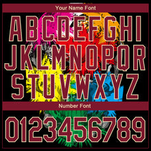 Load image into Gallery viewer, Custom Black Crimson-City Cream Skull Fashion 3D Bomber Full-Snap Varsity Letterman Jacket