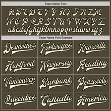 Laden Sie das Bild in den Galerie-Viewer, Custom Olive Cream-Black Bomber Full-Snap Varsity Letterman Two Tone Salute To Service Jacket