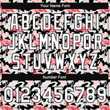 Load image into Gallery viewer, Custom Camo White-Black Flamingo 3D Pattern Design Bomber Full-Snap Varsity Letterman Salute To Service Jacket
