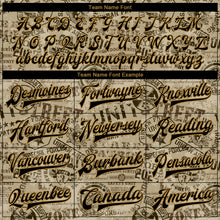 Загрузить изображение в средство просмотра галереи, Custom Olive Black-Old Gold Military Badge 3D Pattern Design Bomber Full-Snap Varsity Letterman Salute To Service Jacket