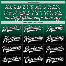 Charger l'image dans la galerie, Custom Kelly Green White-Black Bomber Full-Snap Varsity Letterman Fade Fashion Jacket