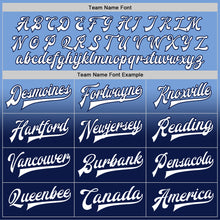 Charger l'image dans la galerie, Custom Light Blue White-Navy Bomber Full-Snap Varsity Letterman Fade Fashion Jacket