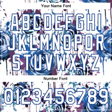 Laden Sie das Bild in den Galerie-Viewer, Custom White Royal Drip Painting Rose 3D Pattern Design Bomber Full-Snap Varsity Letterman Jacket