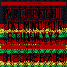Charger l'image dans la galerie, Custom Black Red Kelly Green-Gold Black History Month 3D Pattern Design Bomber Full-Snap Varsity Letterman Jacket