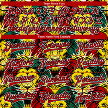 Charger l'image dans la galerie, Custom Black Kelly Green Red-Gold Black History Month Lion 3D Pattern Design Bomber Full-Snap Varsity Letterman Jacket