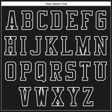 Laden Sie das Bild in den Galerie-Viewer, Custom Black White 3D Pattern Design Bomber Full-Snap Varsity Letterman Jacket