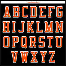 Load image into Gallery viewer, Custom Black Orange-White Elephant 3D Pattern Design Bomber Full-Snap Varsity Letterman Jacket