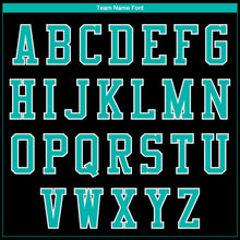 Load image into Gallery viewer, Custom Black Aqua-White Butterfly 3D Pattern Design Bomber Full-Snap Varsity Letterman Jacket