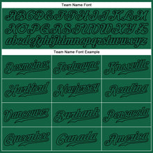 Load image into Gallery viewer, Custom Kelly Green Kelly Green-Black Authentic Baseball Jersey