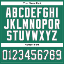 Load image into Gallery viewer, Custom Kelly Green White Pinstripe White-Gray Authentic Baseball Jersey