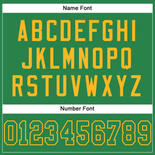 Загрузить изображение в средство просмотра галереи, Custom Grass Green Grass Green-Gold Mesh Authentic Football Jersey