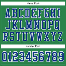 Загрузить изображение в средство просмотра галереи, Custom Grass Green Royal-White Mesh Authentic Football Jersey