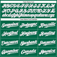 Charger l'image dans la galerie, Custom Kelly Green White-Gray Authentic Sleeveless St. Patrick's Day Baseball Jersey