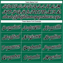 Загрузить изображение в средство просмотра галереи, Custom Kelly Green Black-White Authentic Sleeveless Baseball Jersey