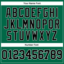 Загрузить изображение в средство просмотра галереи, Custom Kelly Green Black-White Authentic Sleeveless Baseball Jersey