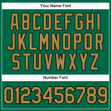 Load image into Gallery viewer, Custom Kelly Green Old Gold-Black Authentic Sleeveless Baseball Jersey