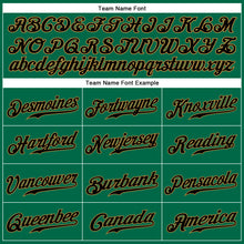 Загрузить изображение в средство просмотра галереи, Custom Kelly Green Black-Old Gold Authentic Sleeveless Baseball Jersey