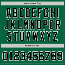 Load image into Gallery viewer, Custom Kelly Green Black-White Authentic Baseball Jersey