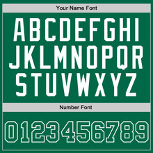 Laden Sie das Bild in den Galerie-Viewer, Custom Kelly Green Kelly Green-White Authentic Throwback Basketball Jersey