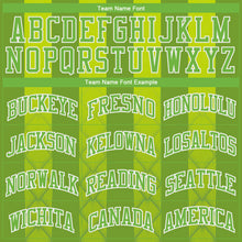 Laden Sie das Bild in den Galerie-Viewer, Custom Kelly Green Neon Green-White Round Neck Sublimation Basketball Suit Jersey