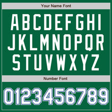 Load image into Gallery viewer, Custom Kelly Green White-Royal Authentic Baseball Jersey