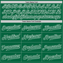Load image into Gallery viewer, Custom Kelly Green Kelly Green-White Authentic Baseball Jersey