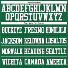 Laden Sie das Bild in den Galerie-Viewer, Custom Kelly Green White-Gray Mesh Authentic Football Jersey