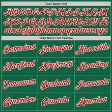 Загрузить изображение в средство просмотра галереи, Custom Kelly Green Red-White Performance T-Shirt