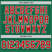 Загрузить изображение в средство просмотра галереи, Custom Kelly Green Red-White Performance T-Shirt