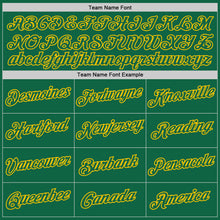 Загрузить изображение в средство просмотра галереи, Custom Kelly Green Kelly Green-Gold Performance T-Shirt