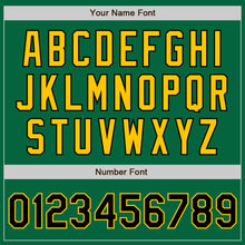 Load image into Gallery viewer, Custom Kelly Green Black-Gold Authentic Baseball Jersey