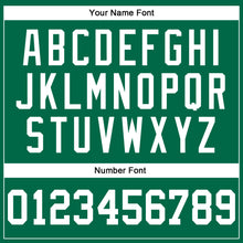 Load image into Gallery viewer, Custom Kelly Green White Authentic Throwback Basketball Jersey